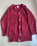 M Yohji yamamoto oversized heavy weight knit cardigan