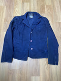 38 Chanel three buttons denim jacket