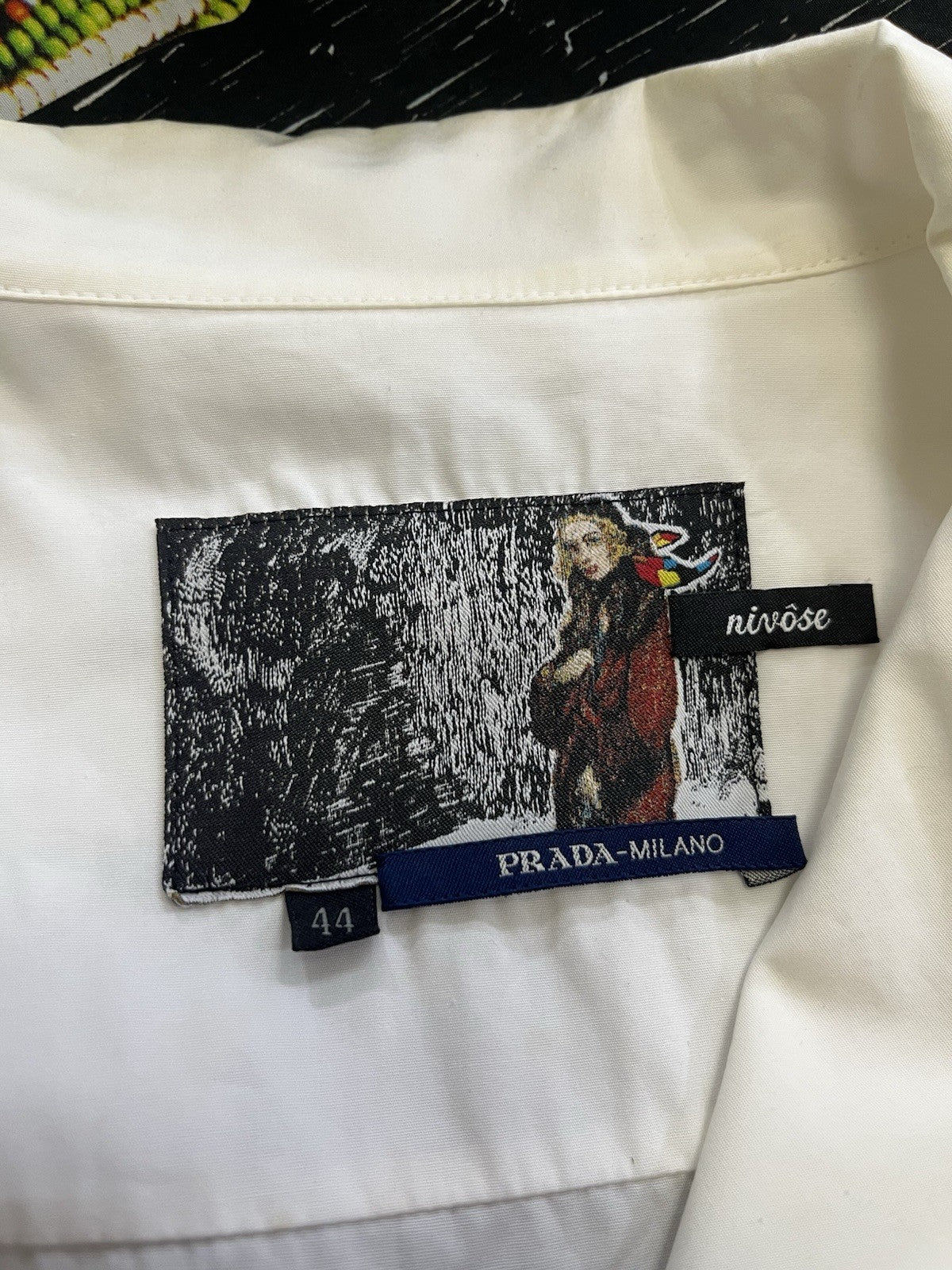 44 prada fw16 christophe chemin NIVOSE short sleeve shirt