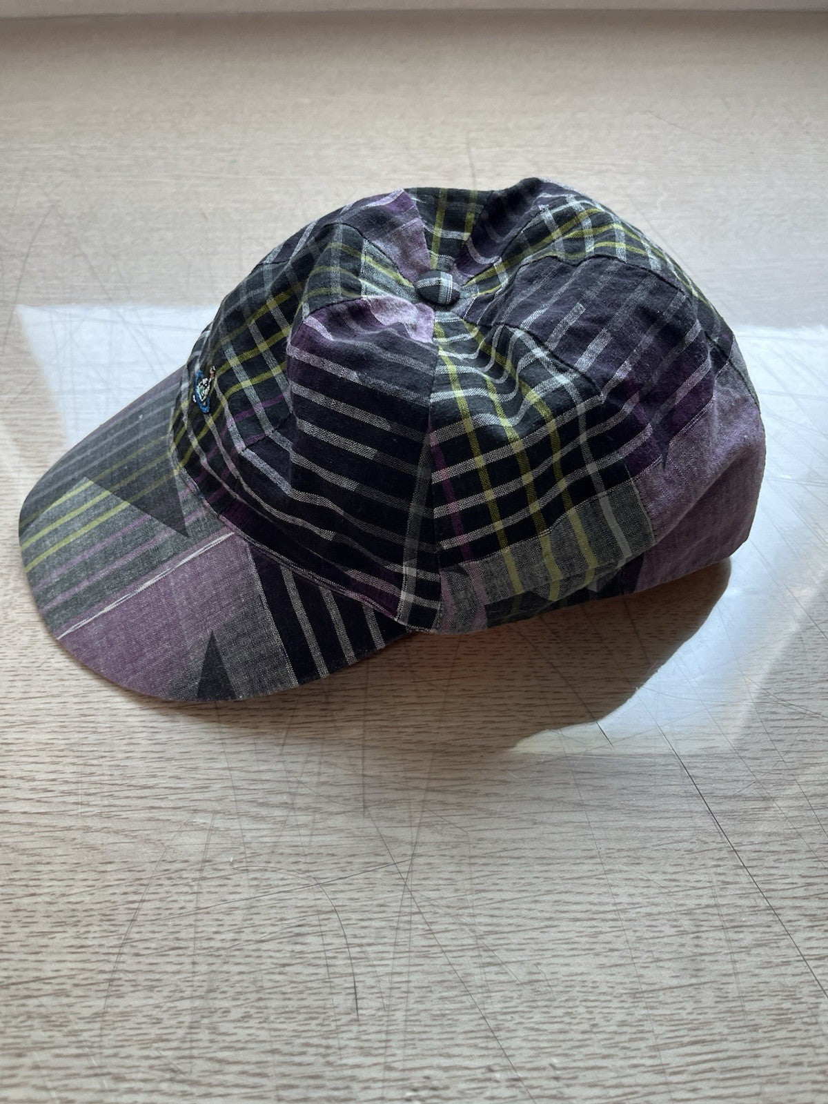 L Vivienne Westwood man vintage striped Orb Logo hat