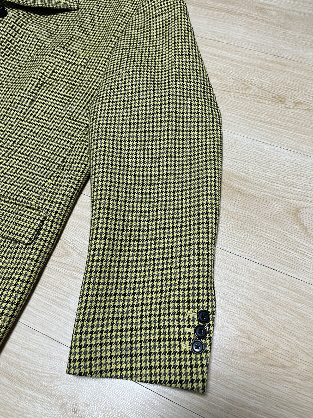 48 Raf simons Big fit daddy fit oversized houndstooth blazer jacket