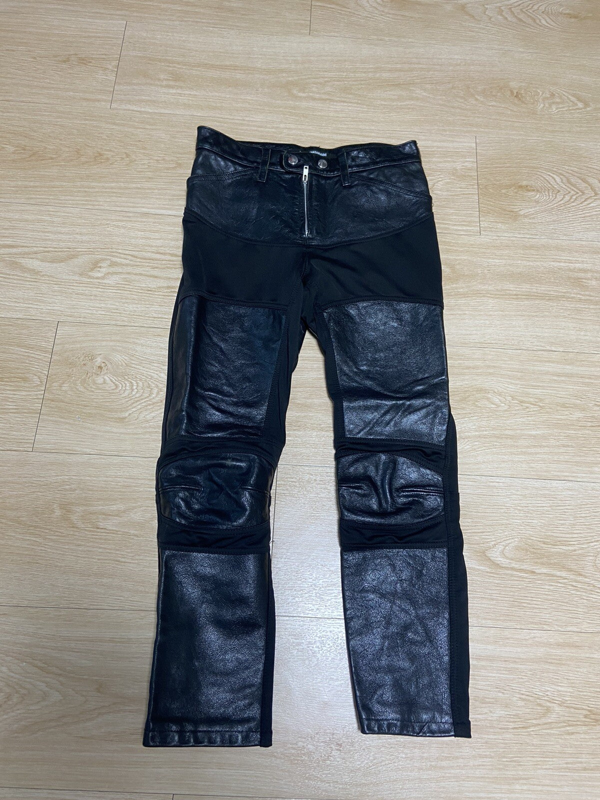 XS Junya Watanabe comme des garcons Leather panel pants