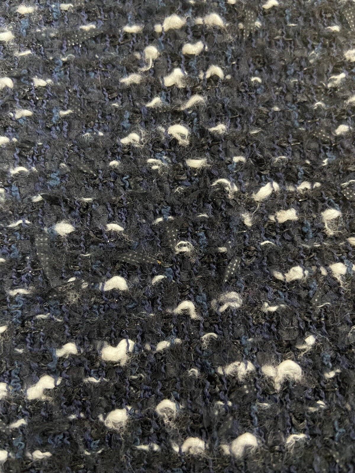 38 Chanel aw04 black navy white tweed pants