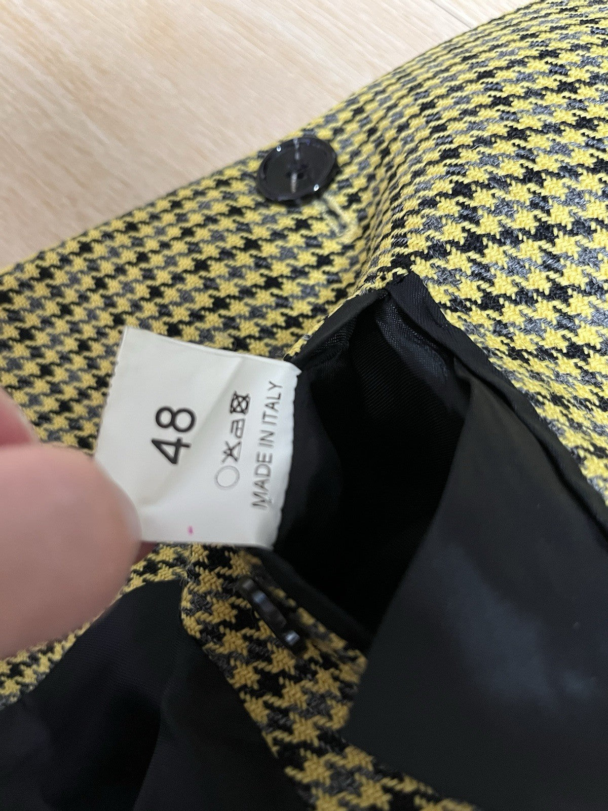 48 Raf simons Big fit daddy fit oversized houndstooth blazer jacket