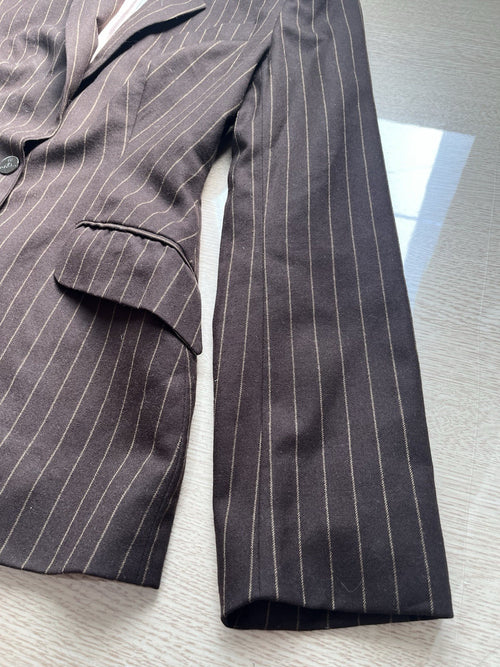10 Vivienne Westwood GOLD LABEL vintage hourglass pinstripe blazer jacket