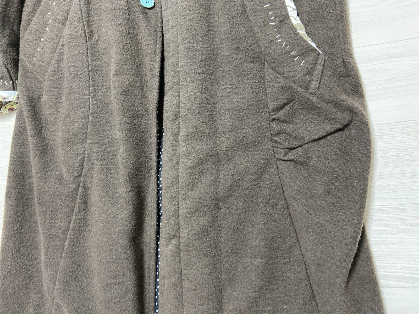 M Undercover aw04 BUT BEAUTIFUL Finale hand sewn coat