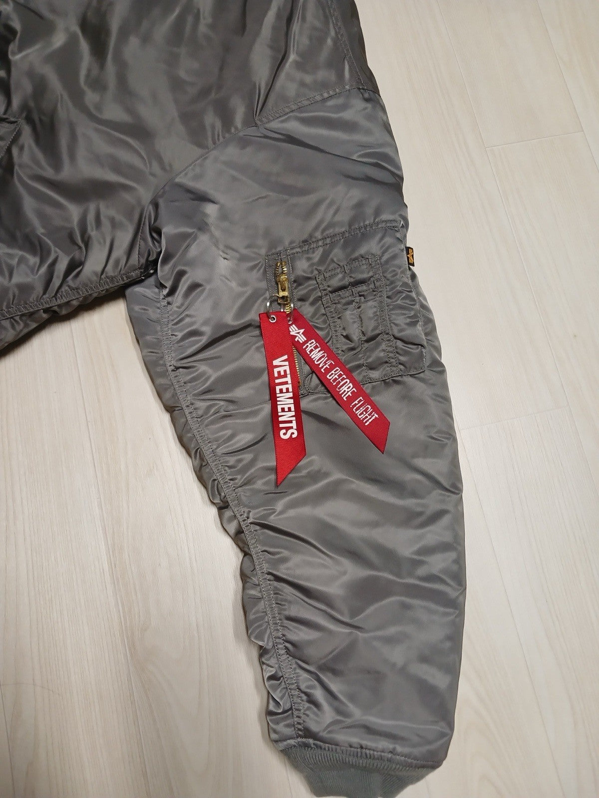 S Vetements alpha ss17 reversible oversized bomber jacket