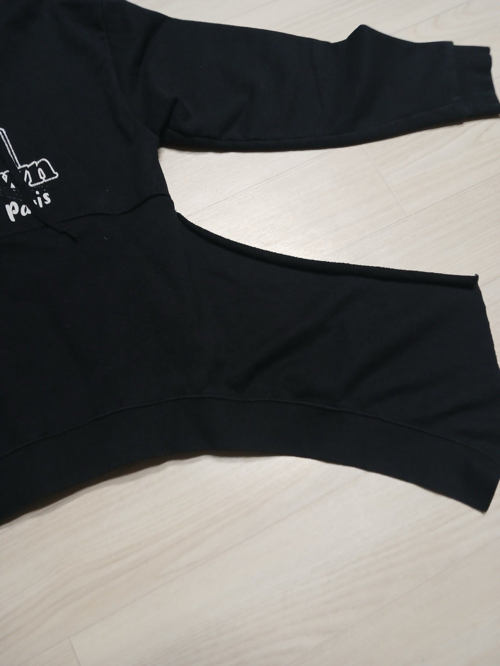 S vetements WE OUR HOMETOWN layered hoodie