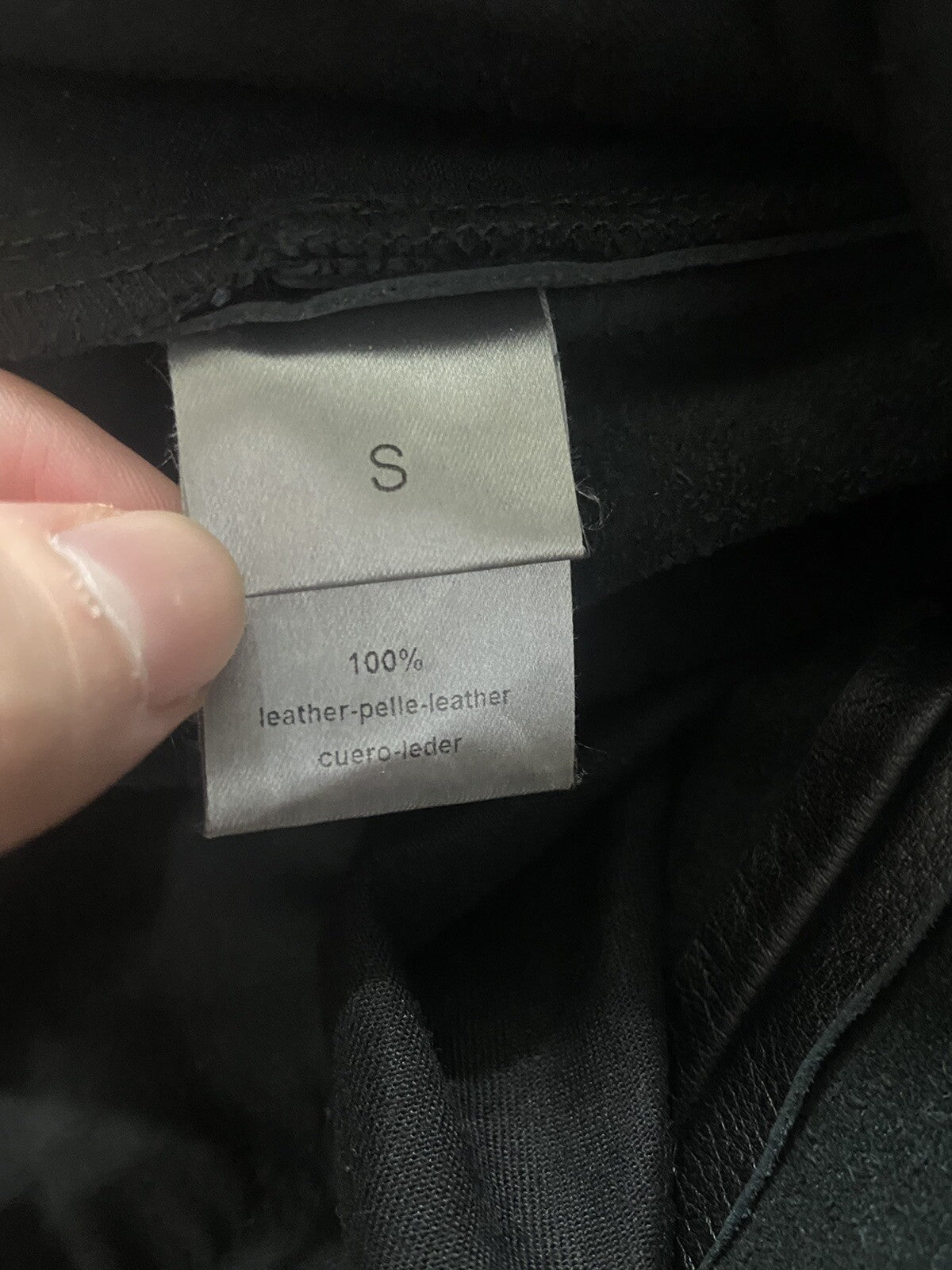 S Vetements Aw14 2014 Reworked Leather Pants Jeans Trousers OG