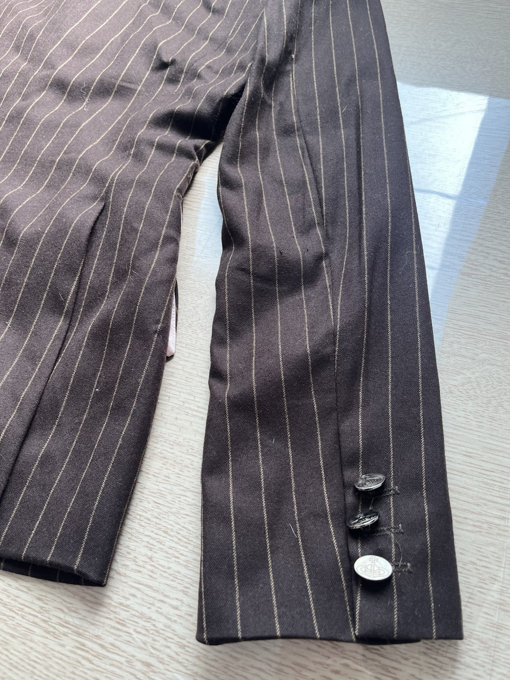 10 Vivienne Westwood GOLD LABEL vintage hourglass pinstripe blazer jacket