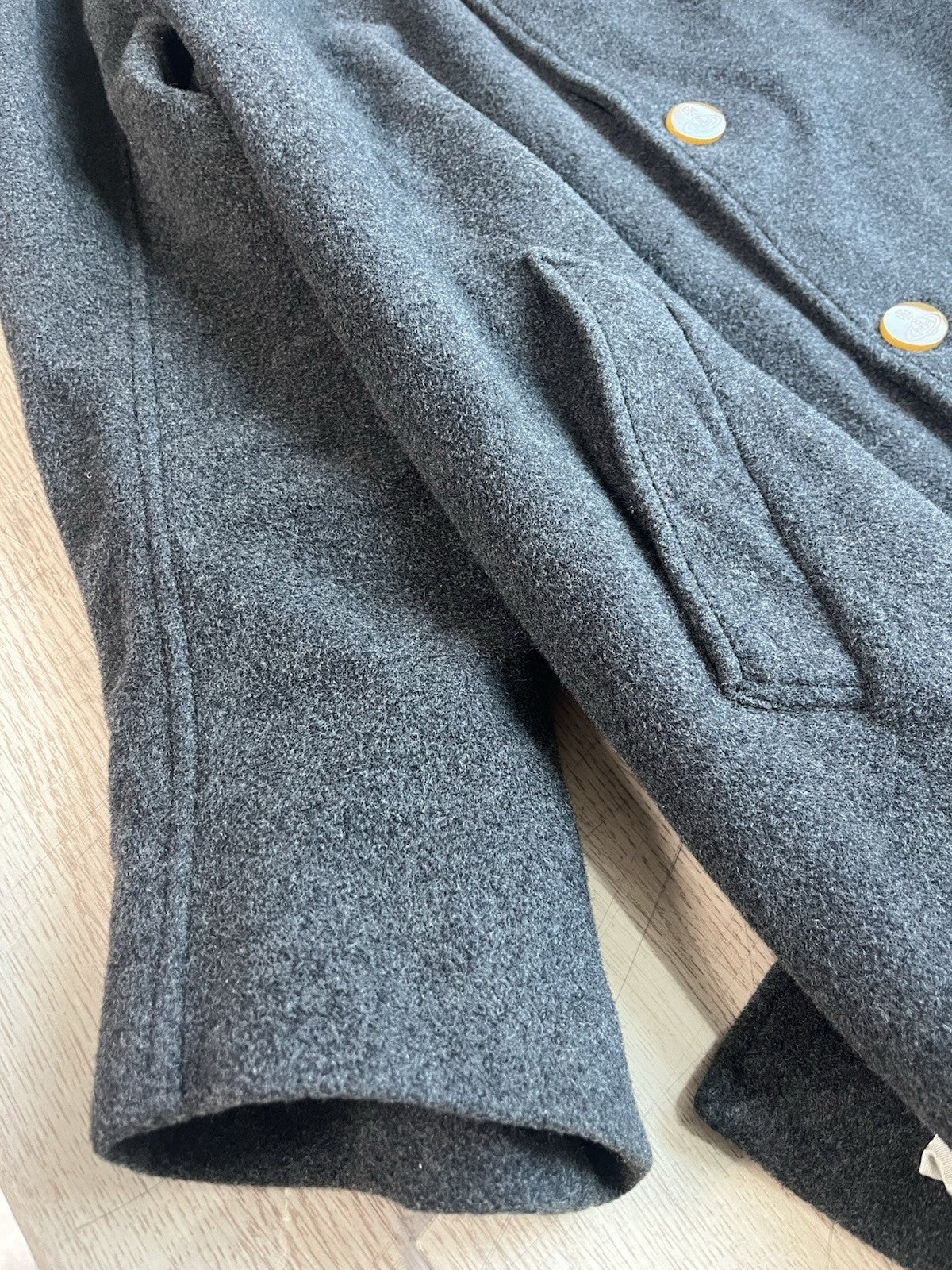 48 Vivienne westwood man vintage oversized a-line wool coat