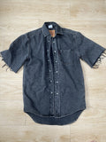 XS Vetements Levis oversized short sleeve denim shirt jacket