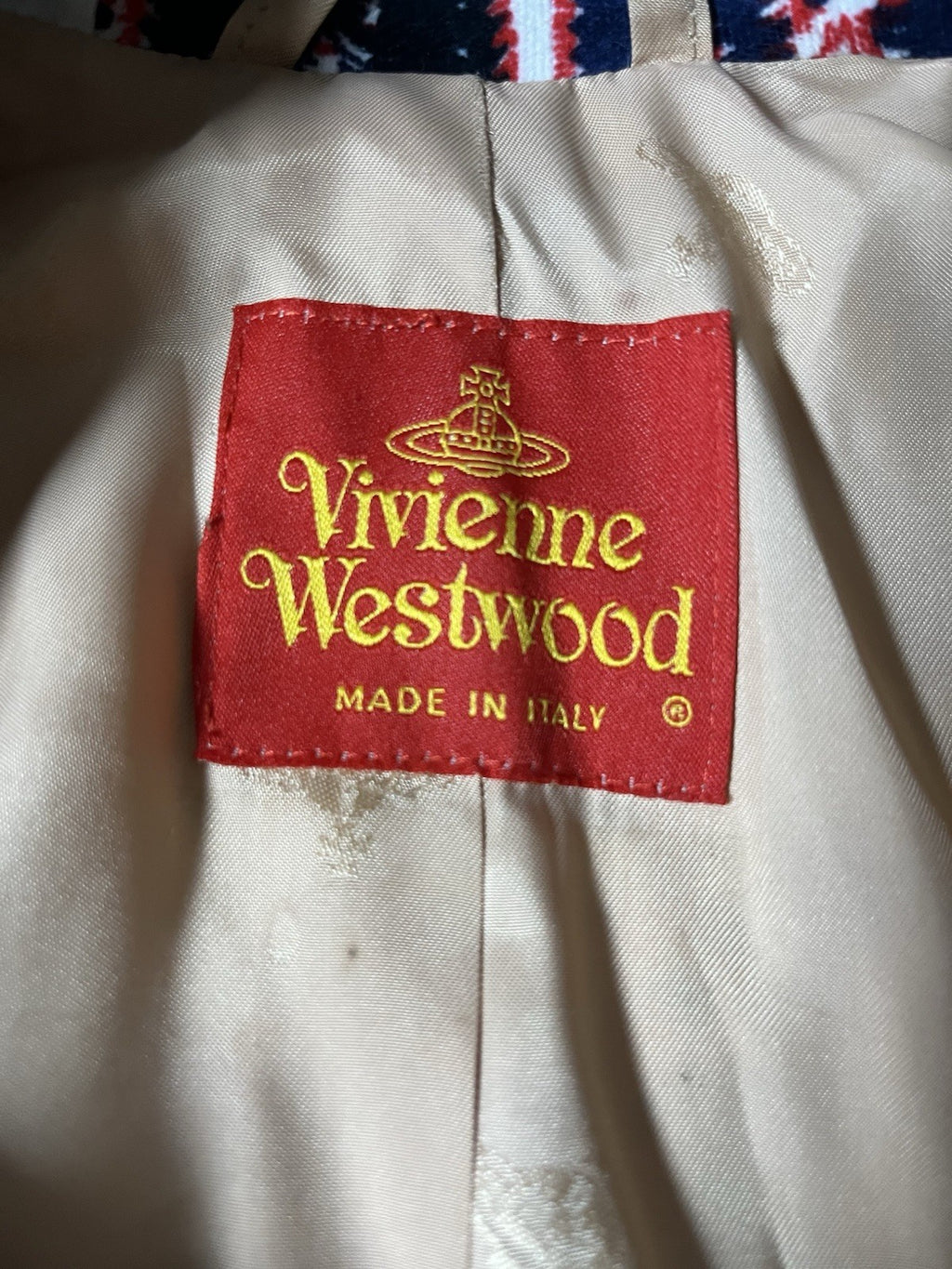 BNWT) Vivienne westwood Vintage 90s On Liberty paisley A Line blazer jacket