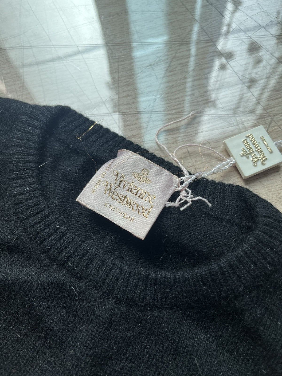 M Vivienne Westwood gold label floral cropped knit t shirt