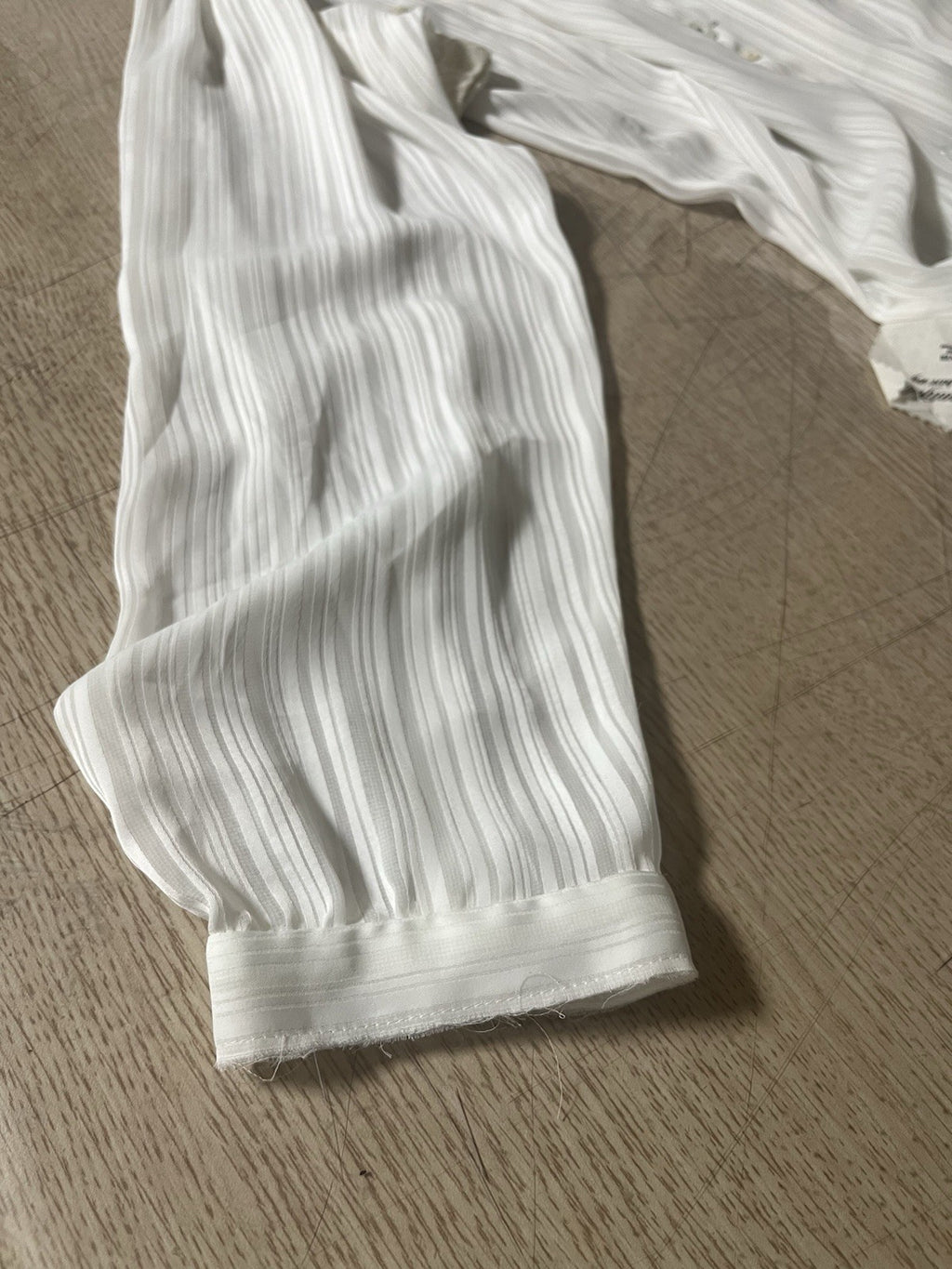 M Undercover aw04 But Beautiful sheer assymetric blouse shirt