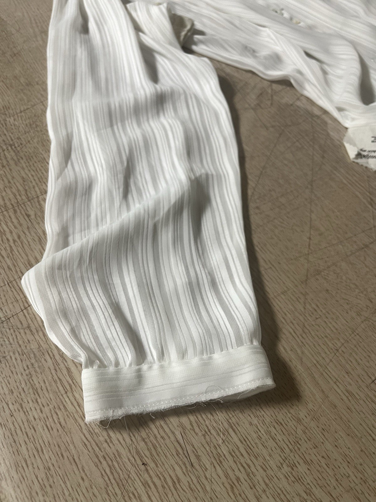 M Undercover aw04 But Beautiful sheer assymetric blouse shirt
