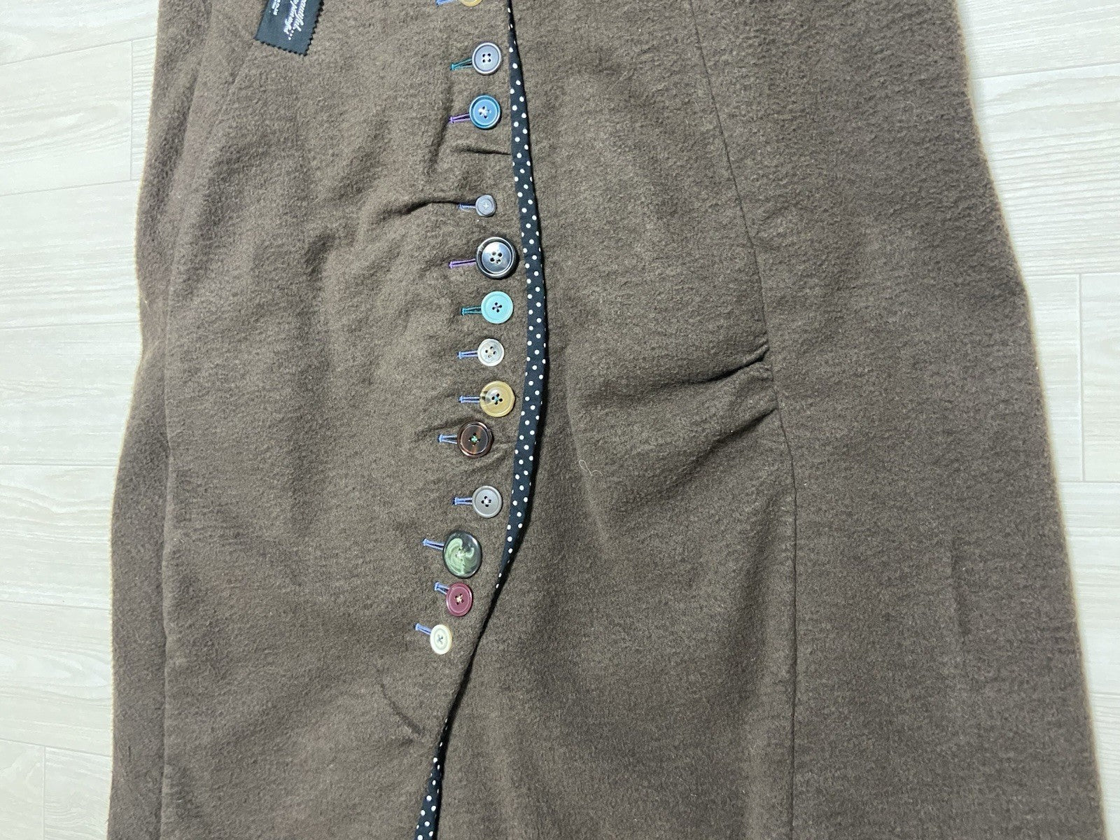M Undercover aw04 BUT BEAUTIFUL Finale hand sewn coat