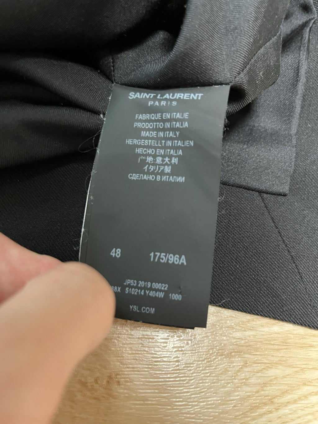 48 Saint Laurent permanent blazer suit jacket