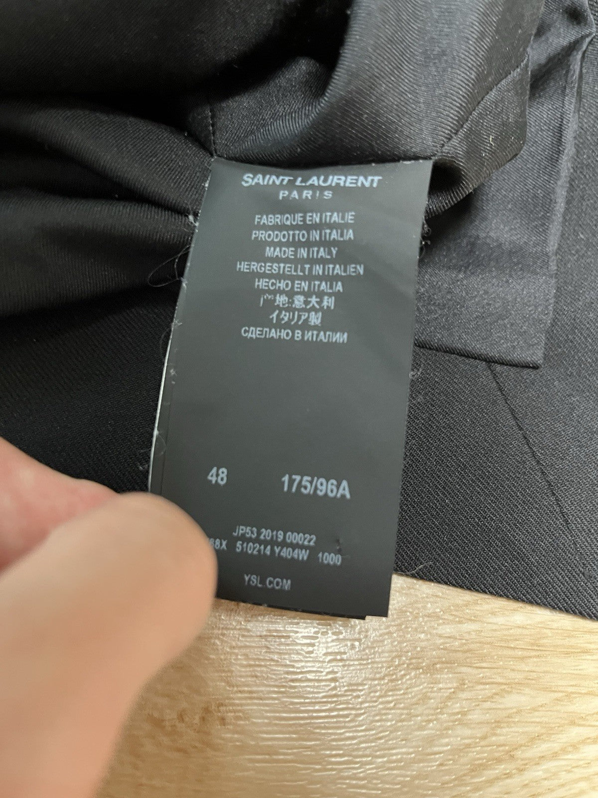 48 Saint Laurent permanent blazer suit jacket