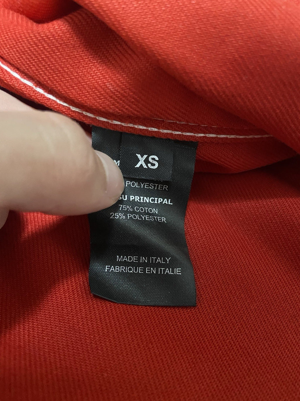 XS Vetements Carhartt oversized work jacket red