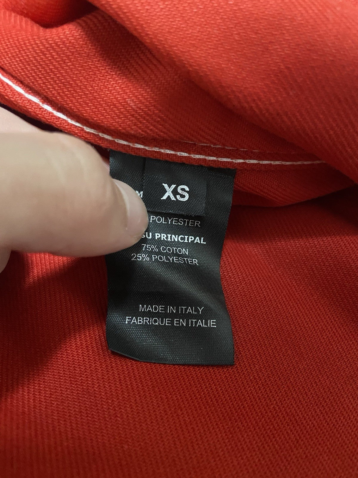 XS Vetements Carhartt oversized work jacket red