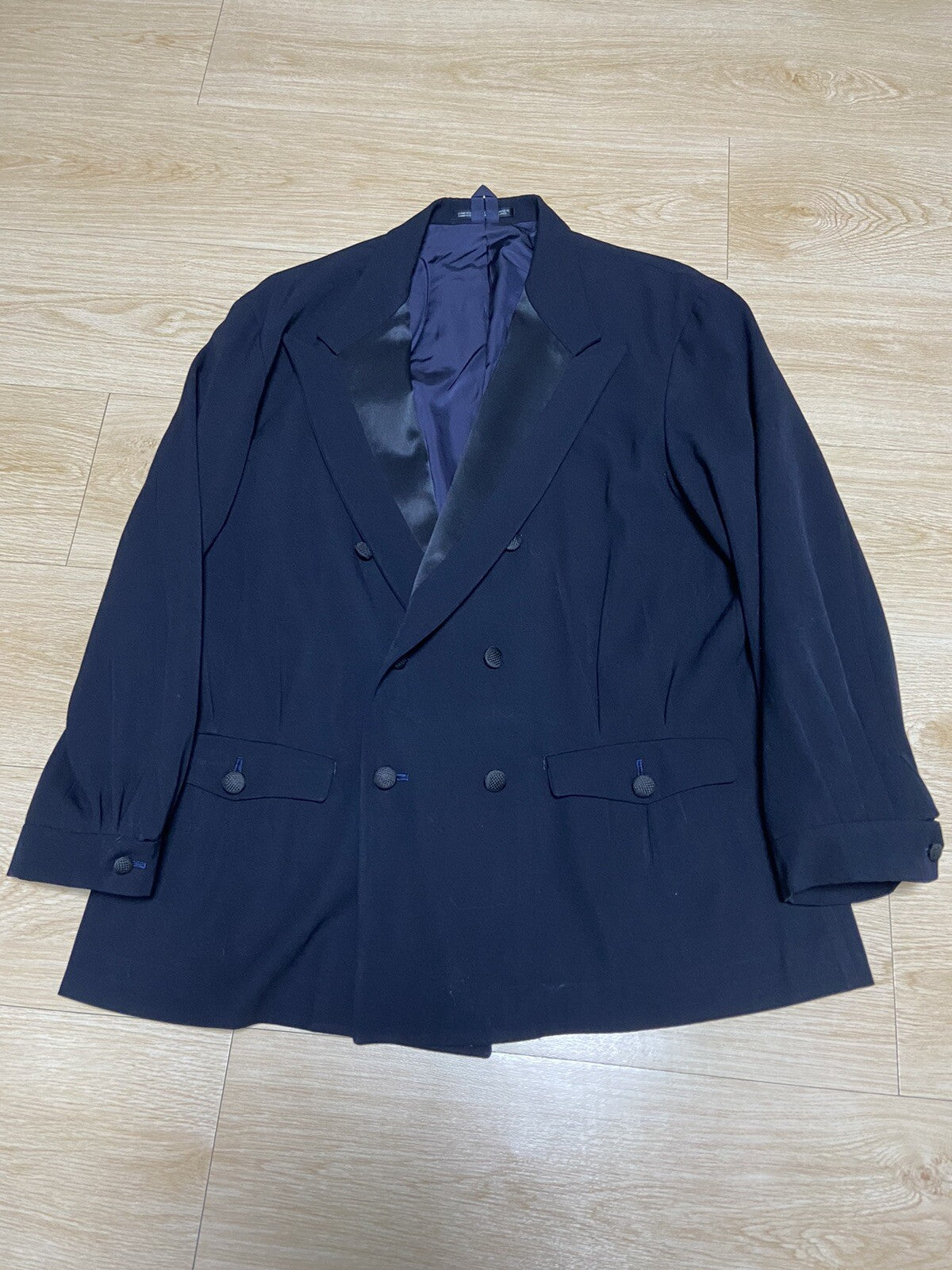 M Yohji Yamamoto Pour homme vintage silk lapel blazer jacket