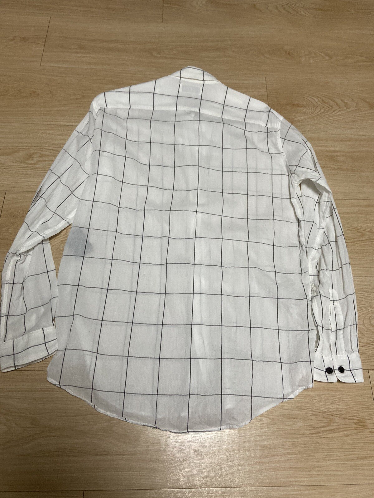 S Saint Laurent 2016 striped white shirt