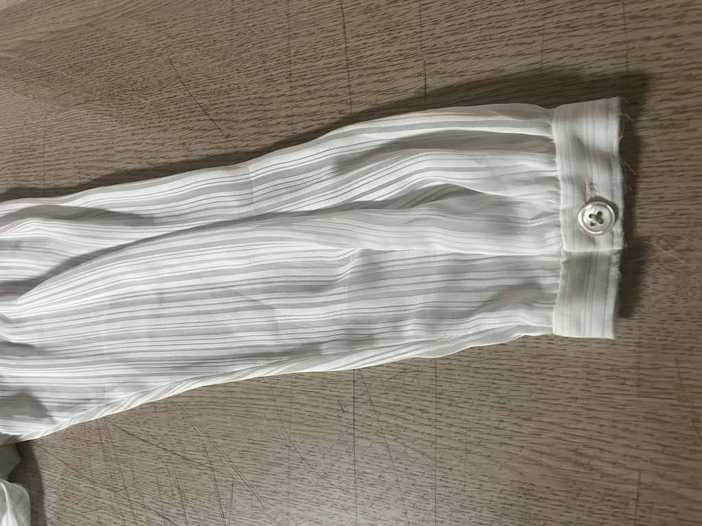 M Undercover aw04 But Beautiful sheer assymetric blouse shirt
