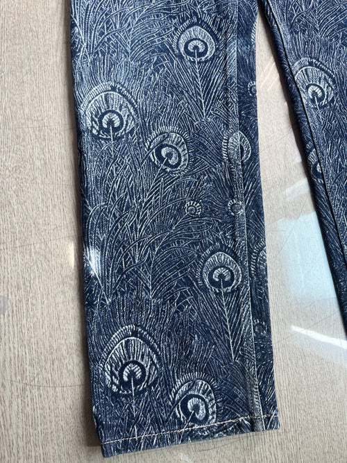 28 Vivienne Westwood Vintage 90s peacock Denim Pants Jeans