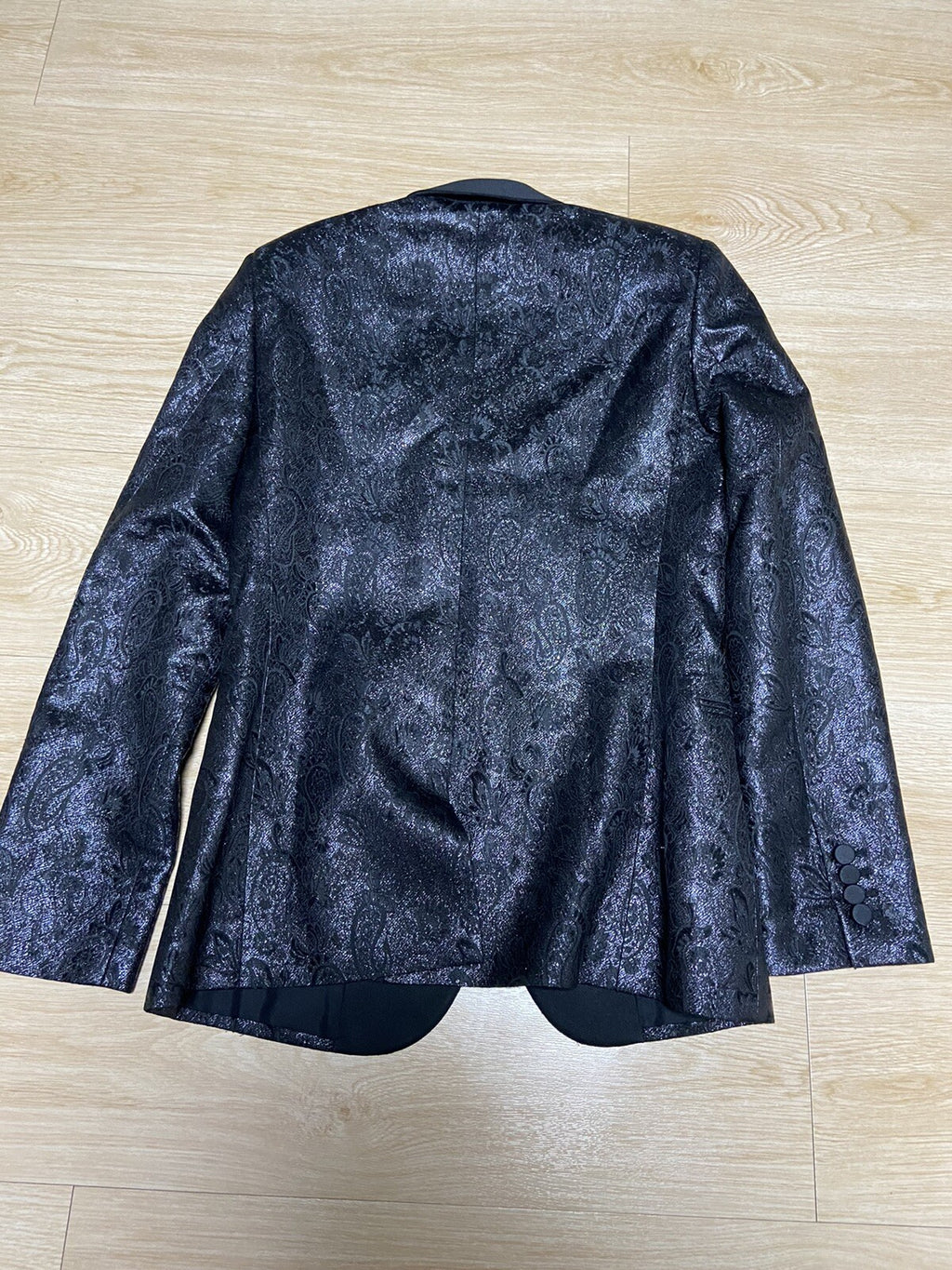 46 Saint Laurent 2014 le smoking metal paisley blazer suit
