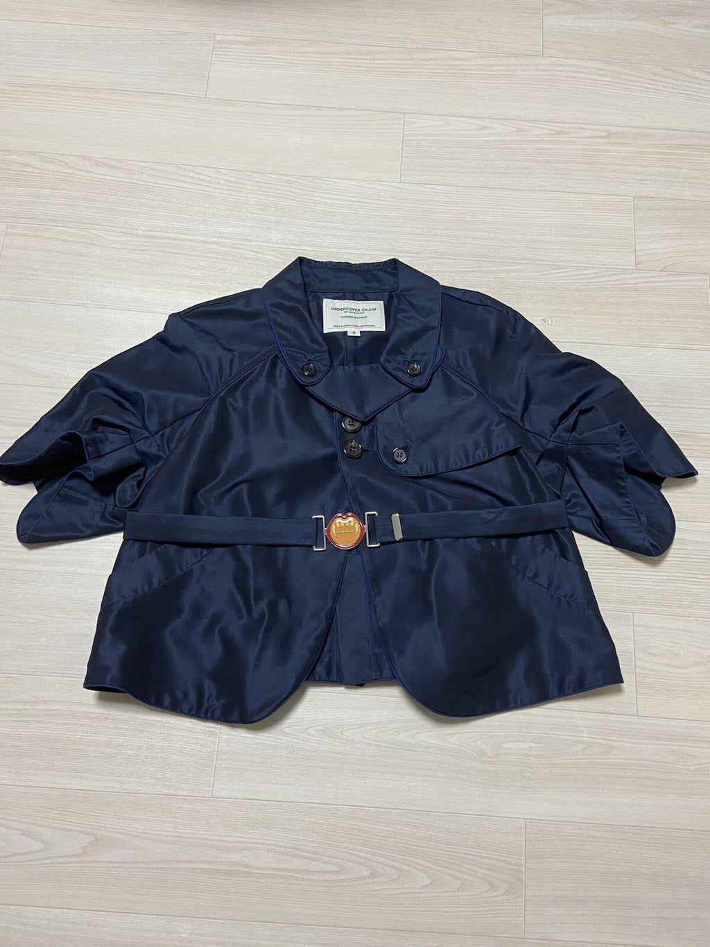 3 Undercover Archive ss08 Evil Apple belt Silk bolero jacket