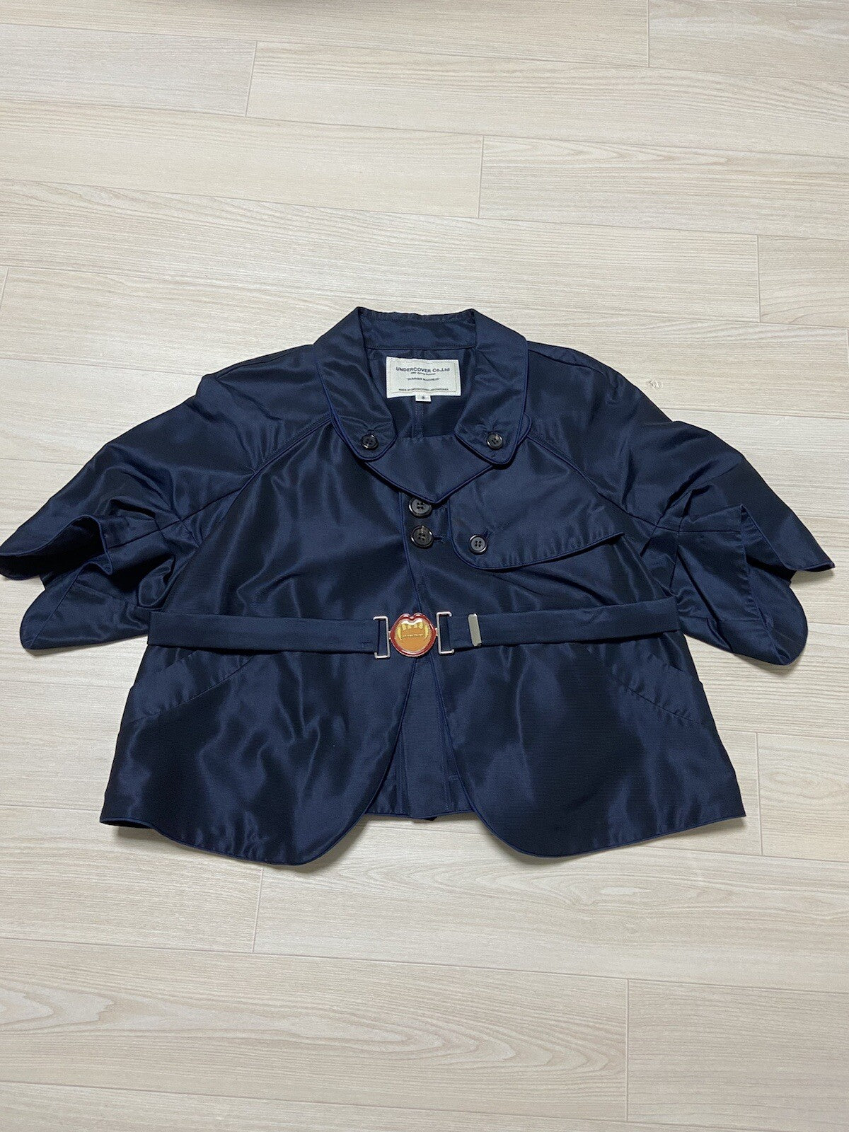 3 Undercover Archive ss08 Evil Apple belt Silk bolero jacket