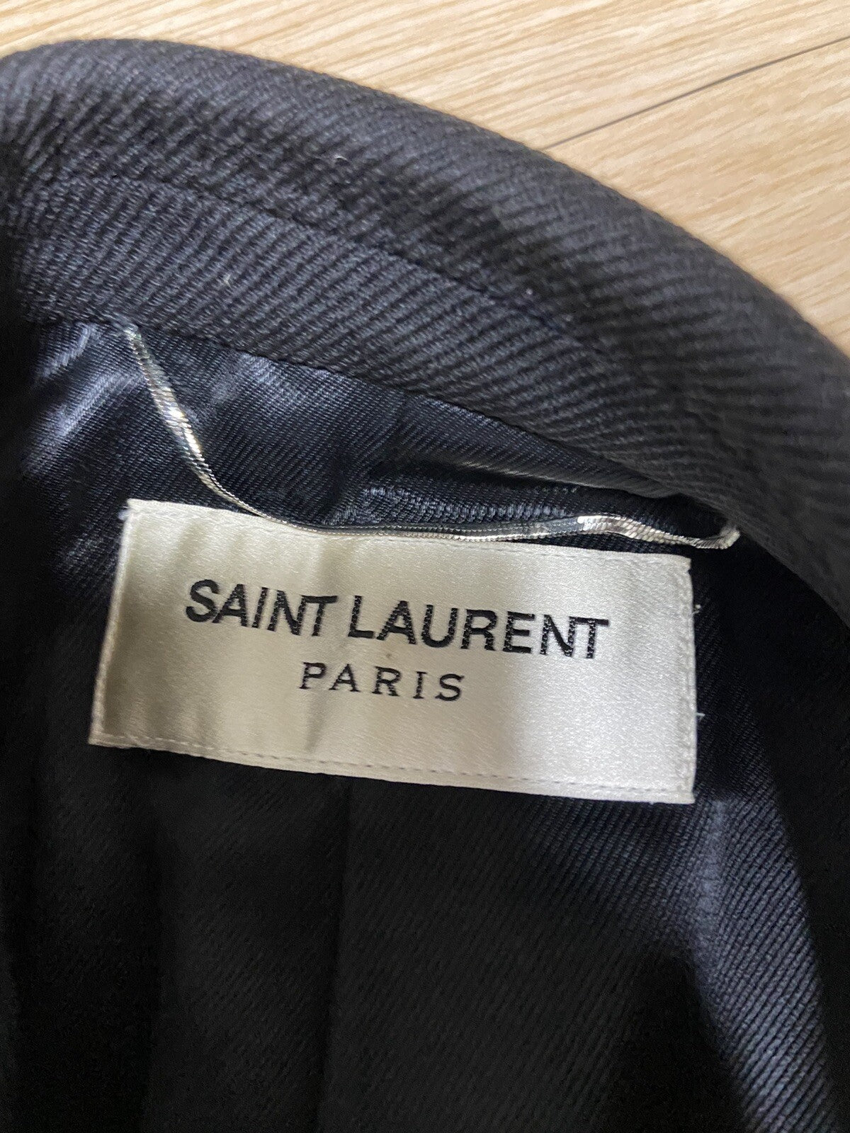 46 Saint Laurent fw15 ss16 chesterfield wool coat jacket