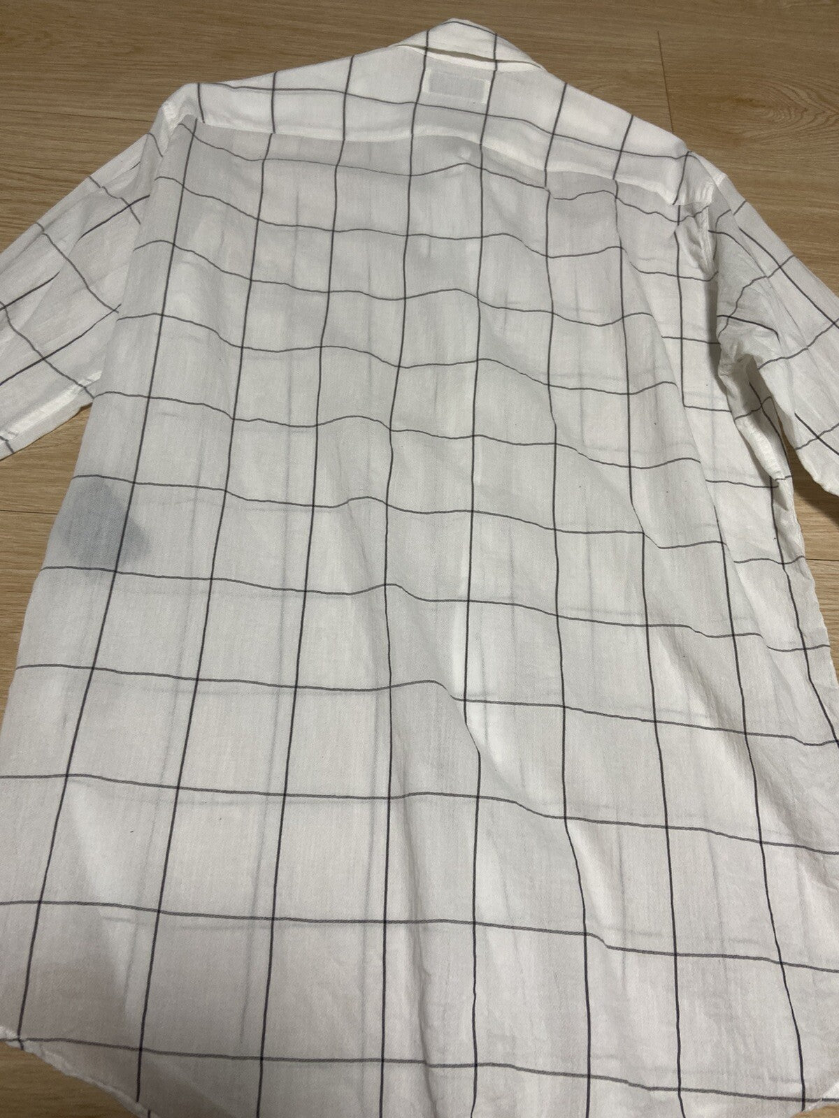 S Saint Laurent 2016 striped white shirt