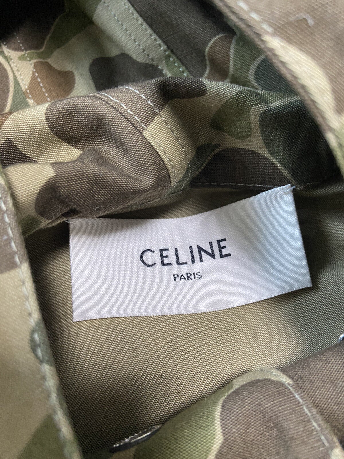 48 Celine ss22 camouflage military vest sleeveless jacket