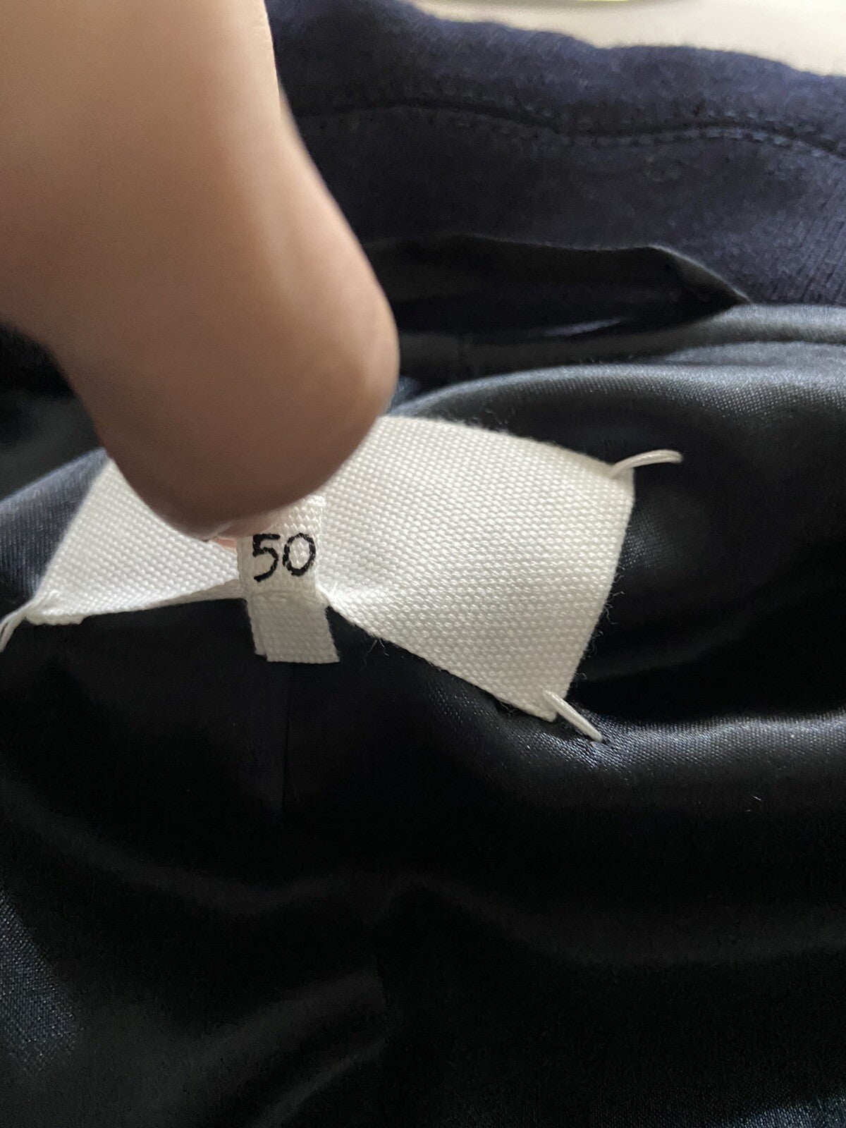 50 Maison Margiela SS22 Denim panel layered coat jacket
