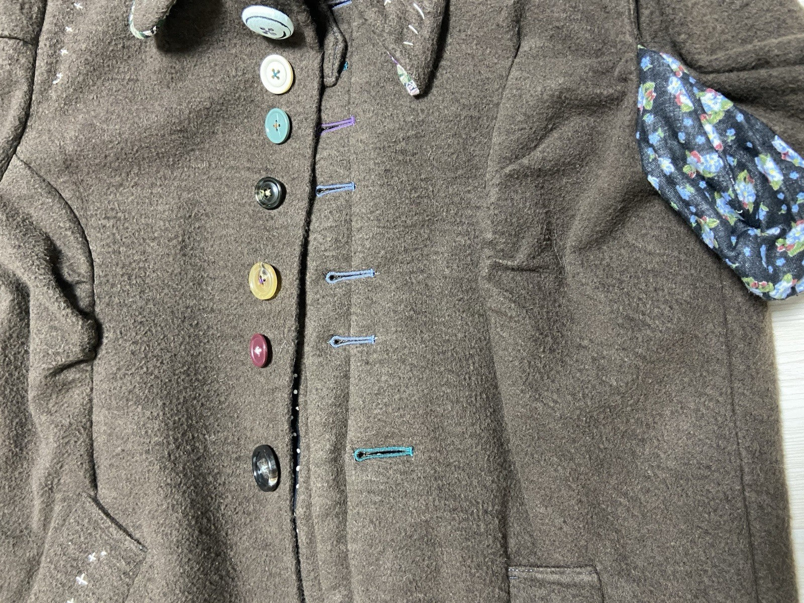 M Undercover aw04 BUT BEAUTIFUL Finale hand sewn coat