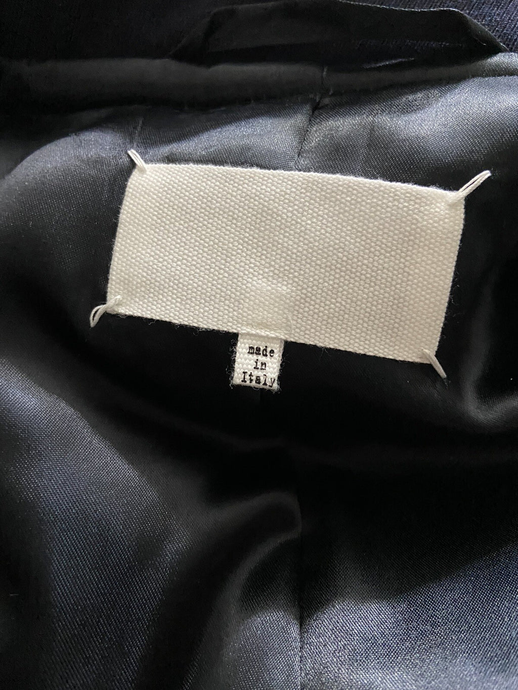 50 Maison Margiela SS22 Denim panel layered coat jacket