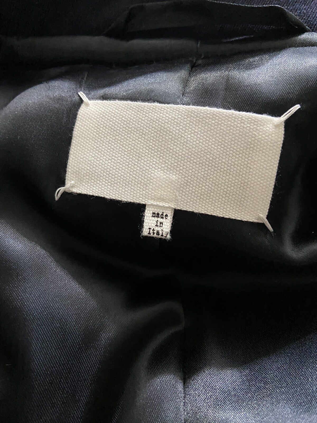 50 Maison Margiela SS22 Denim panel layered coat jacket