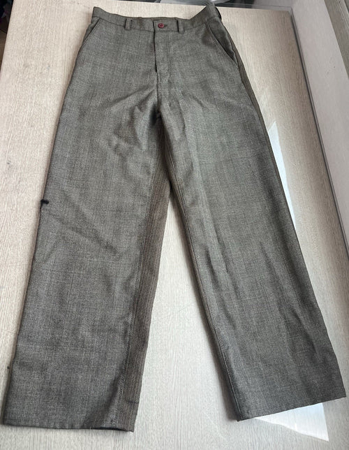2 Undercover double sides wool slacks carpenter wide pants