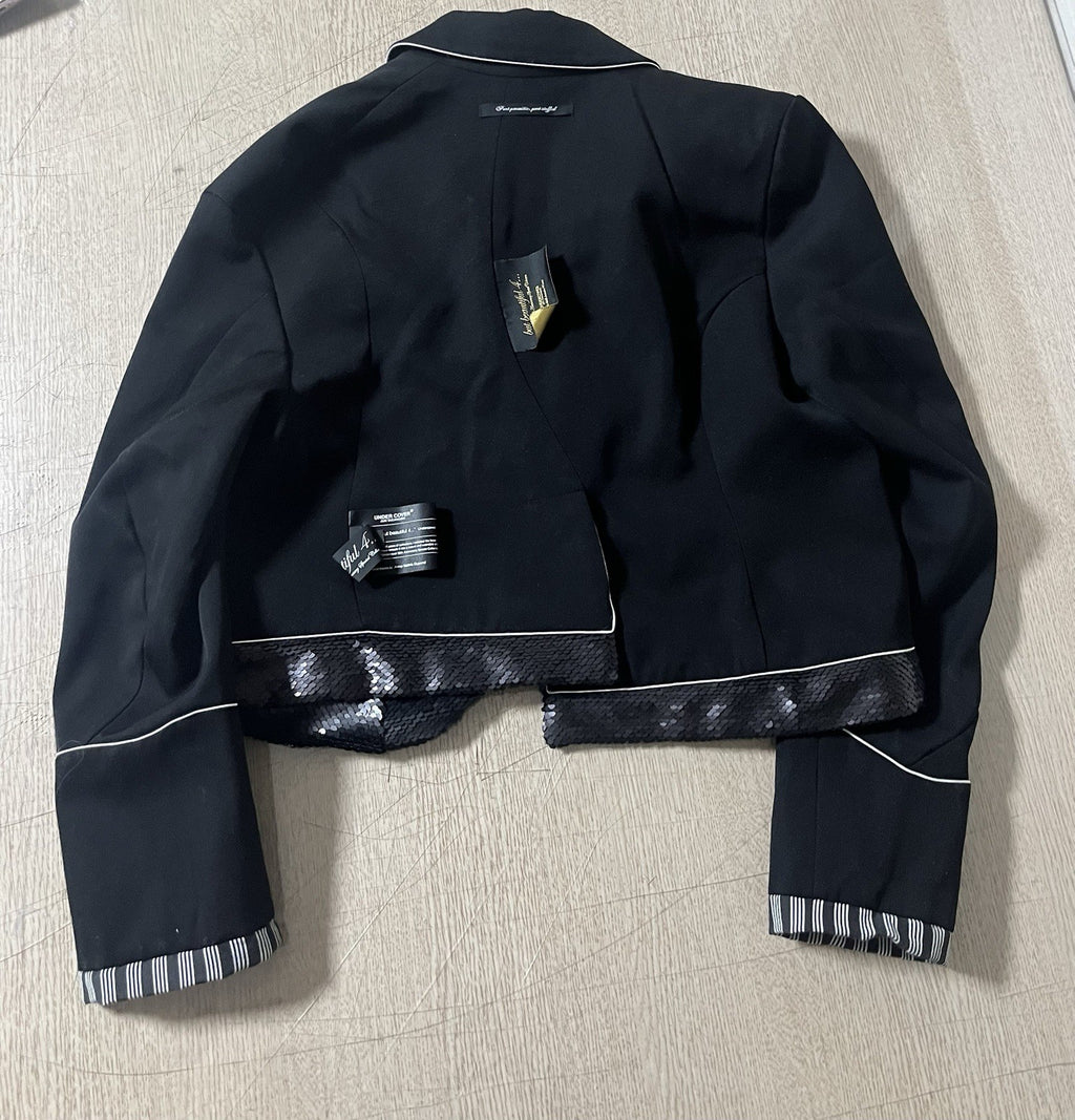 1 Undercover aw25 But Beautiful sequin assymetric blazer jacket
