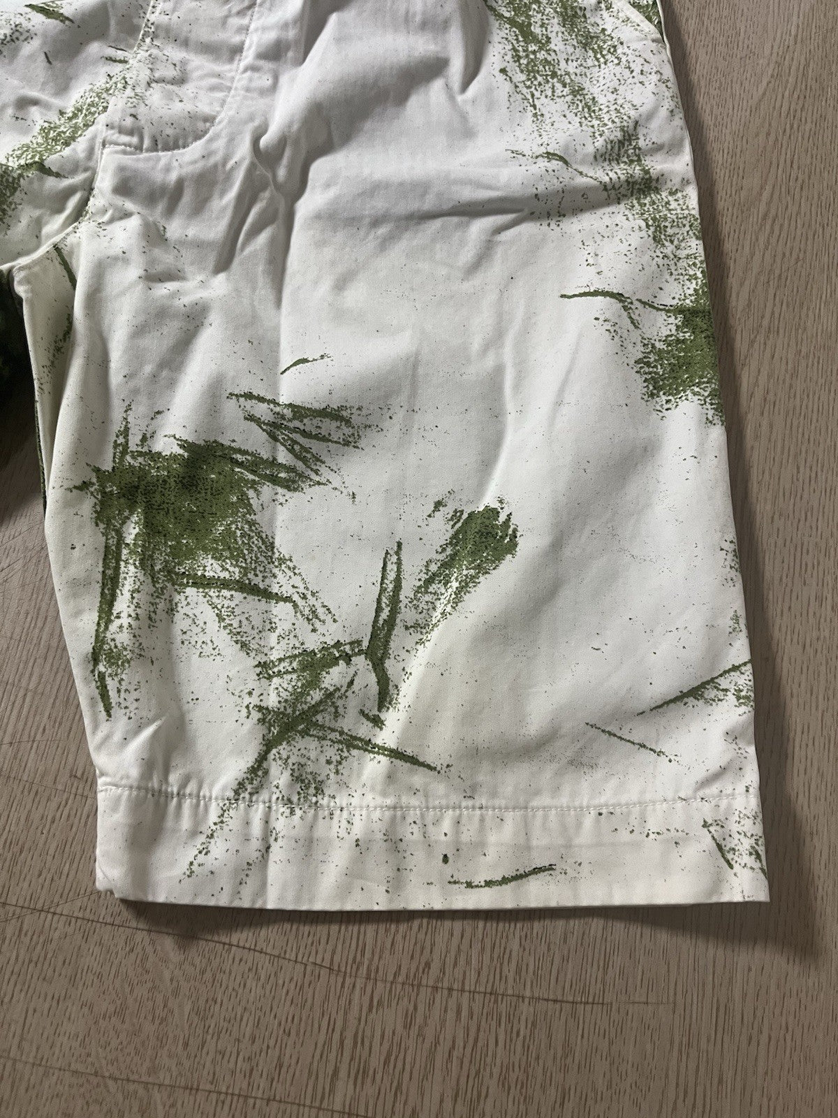 44 Vivienne westwood leaf printing bermuda short pants