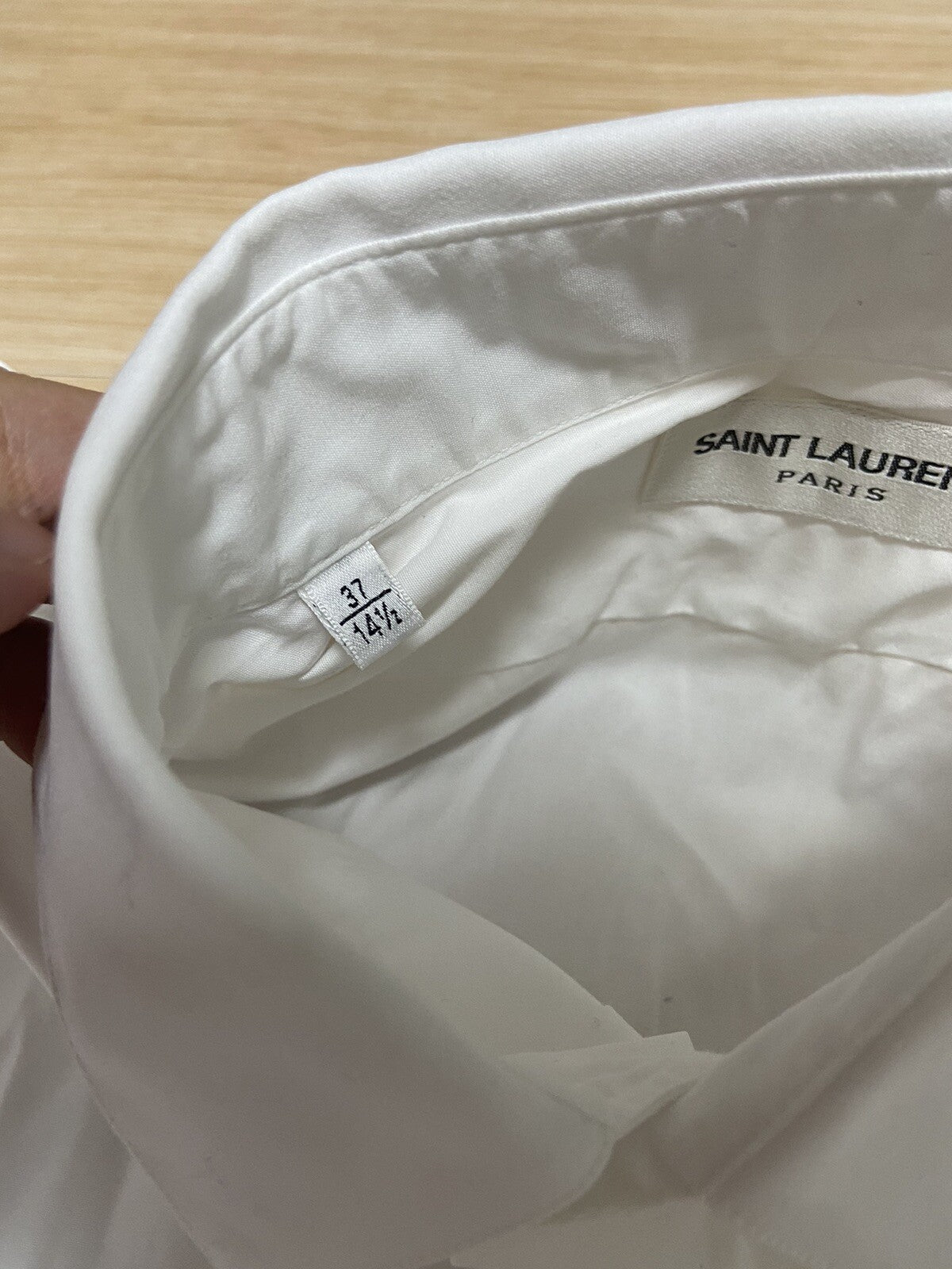 37 Saint Laurent 2014 White dress shirt
