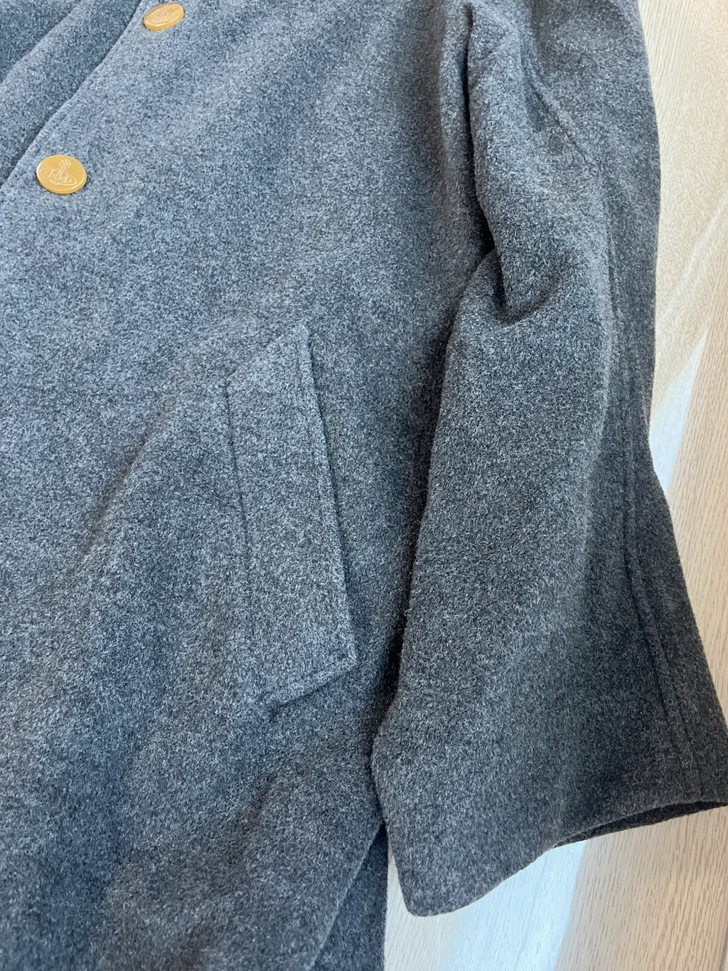 48 Vivienne westwood man vintage oversized a-line wool coat