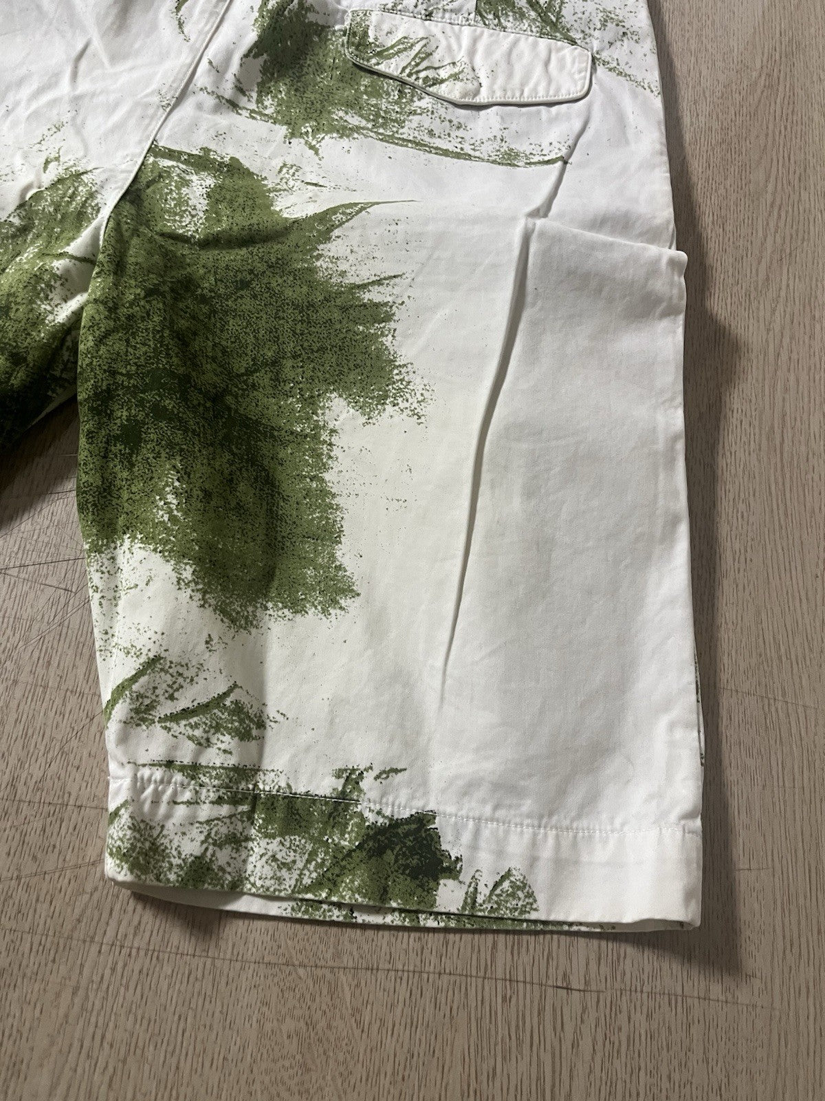 44 Vivienne westwood leaf printing bermuda short pants