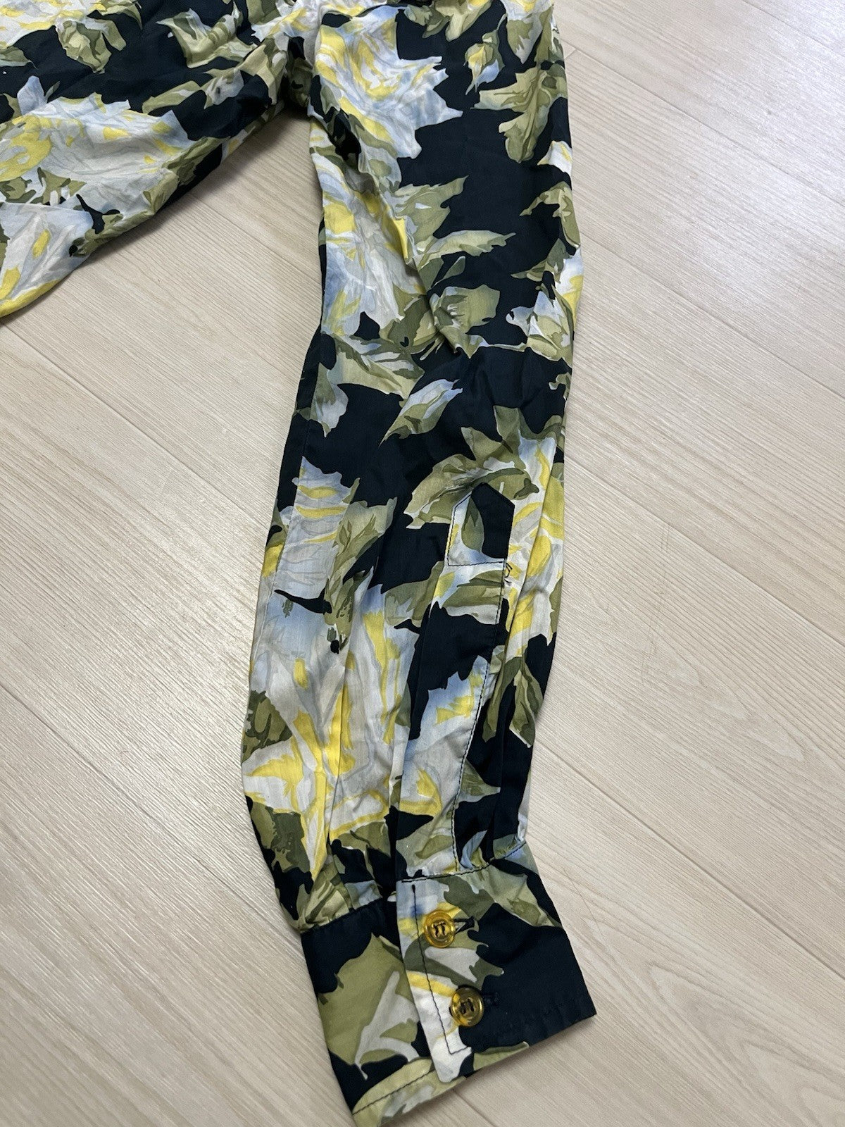 II Vivienne westwood Vintage slim fit dart Floral button up shirt