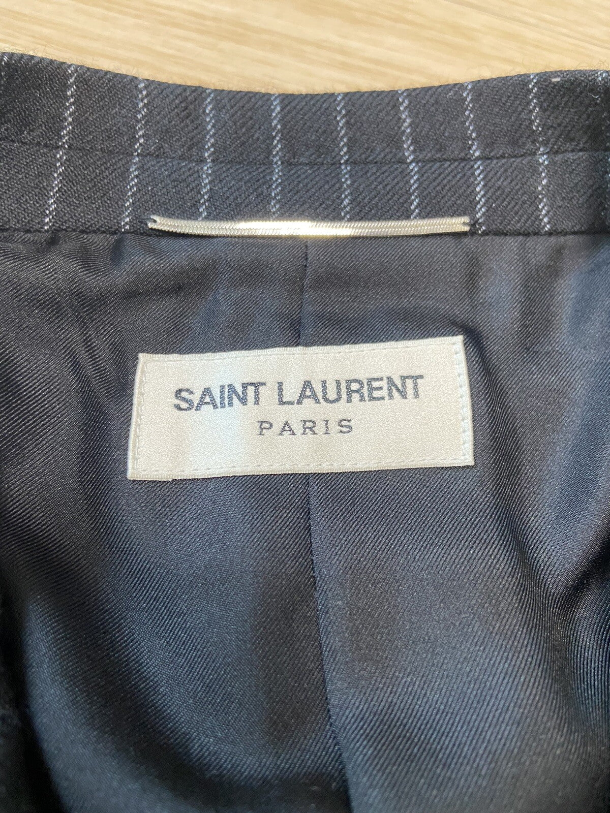48 Saint Laurent FW19 Pin striped blazer suit jacket