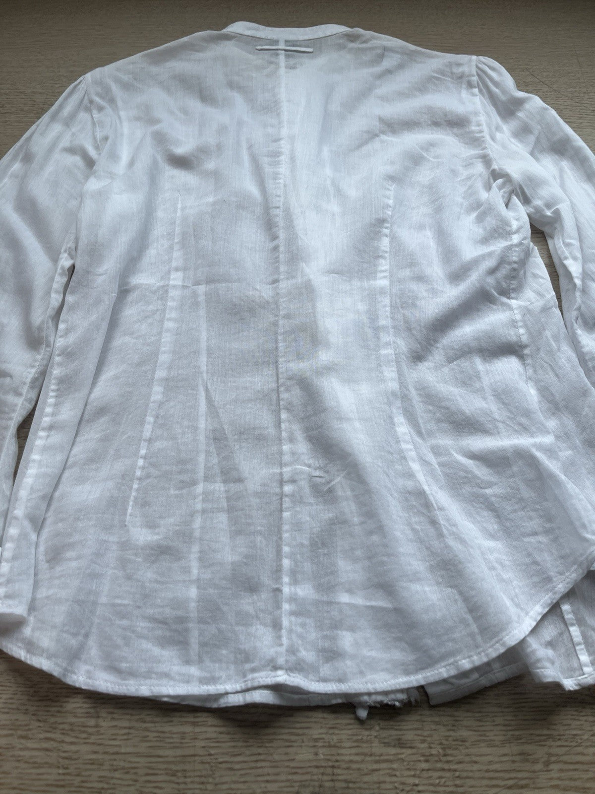 36 jean paul gaultier frill puff sleeve madarine Collar blouse Shirt