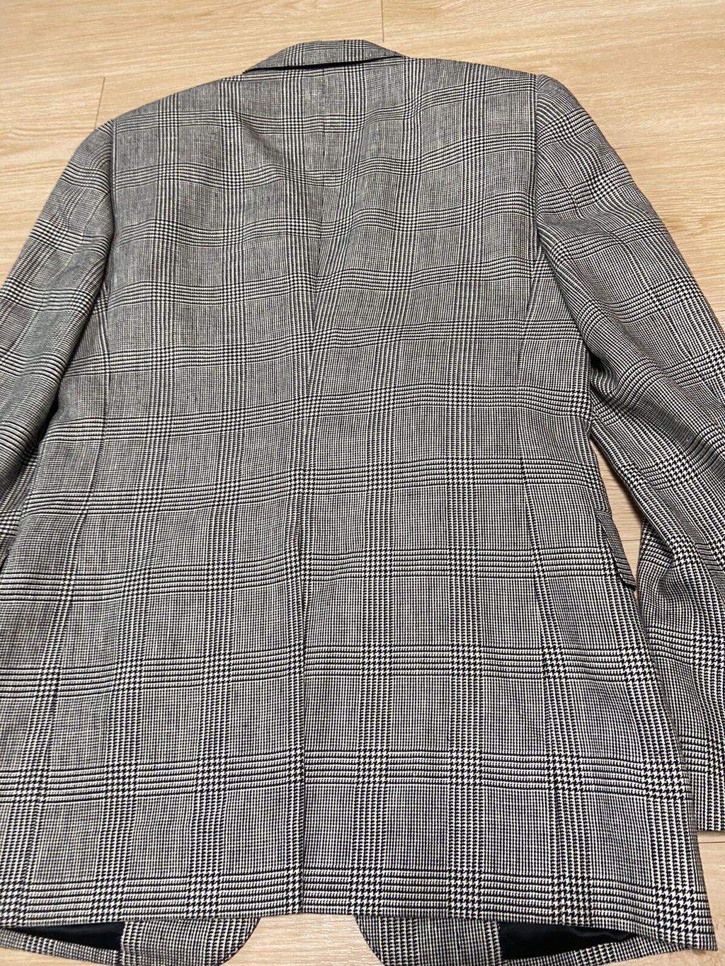 44 Celine Prince Of Wales houndstooth blazer suit jacket. HEDI SLIMANE
