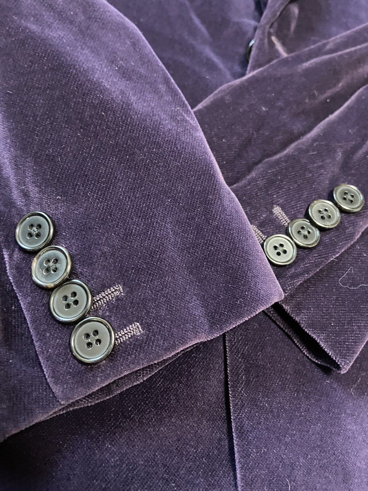 50 Saint Laurent ss15 purple velvet blazer suit
